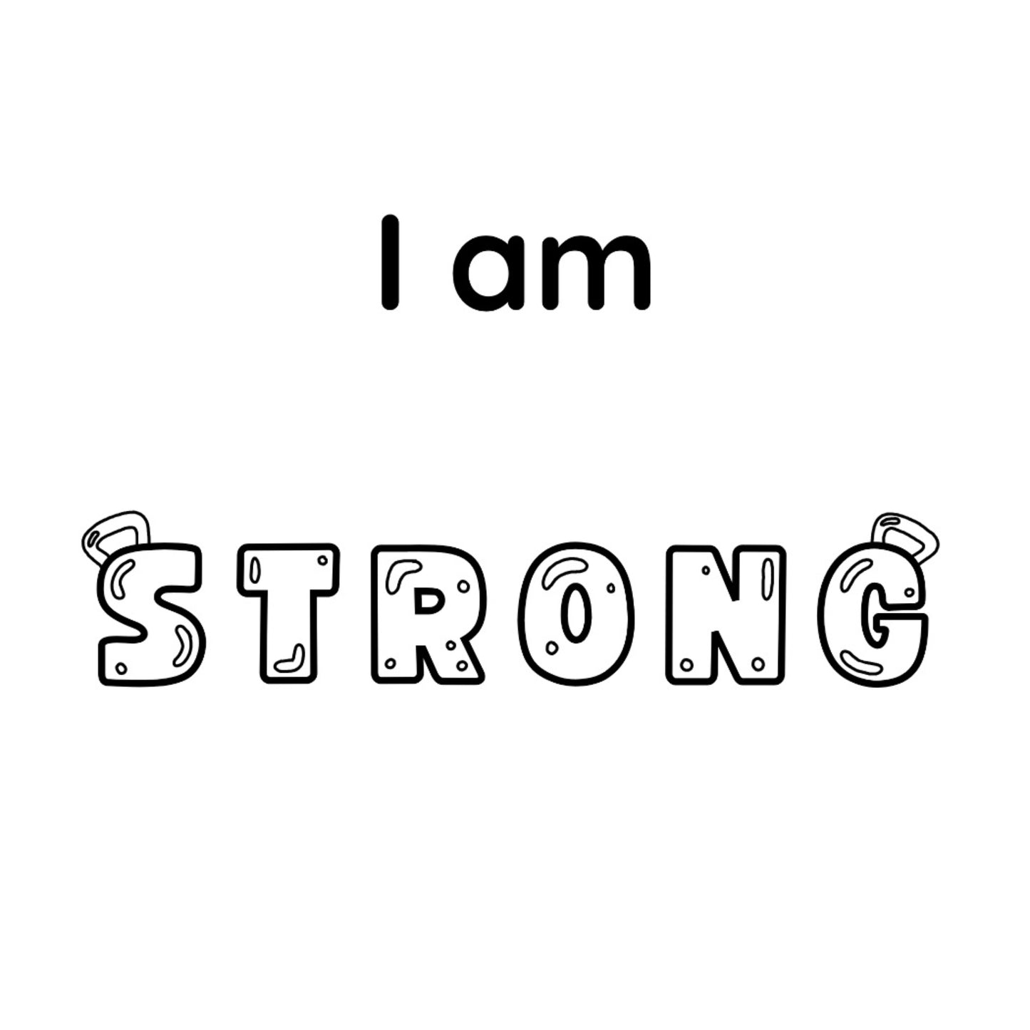 I Am: Affirmations Coloring Book