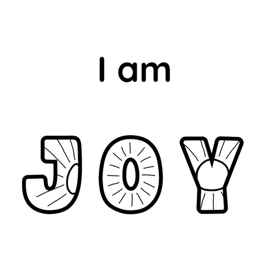 I Am: Affirmations Coloring Book