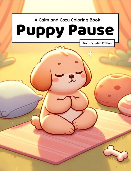 Puppy Pause – Text-Included Edition